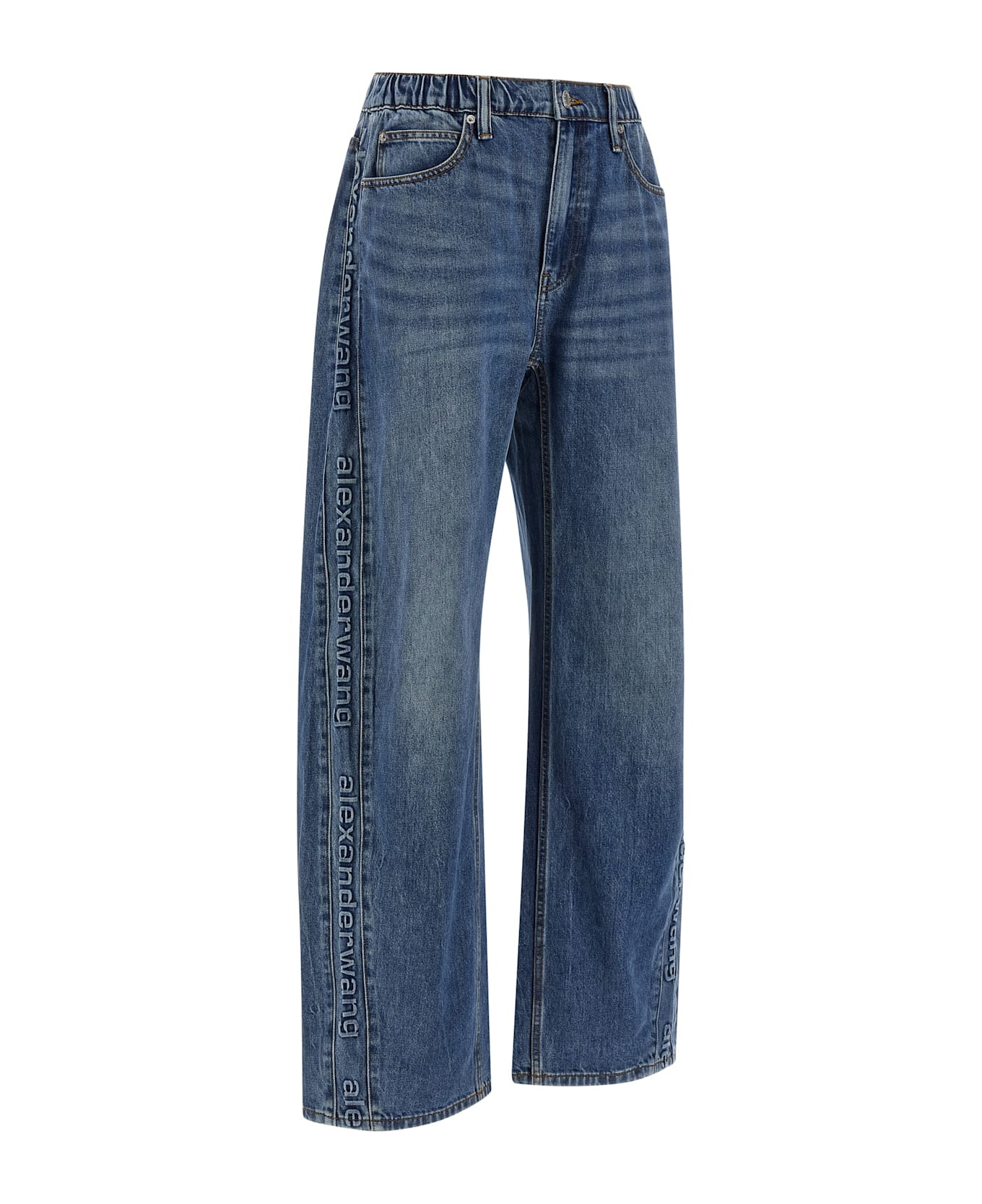 Embossed Logo Jeans - 3