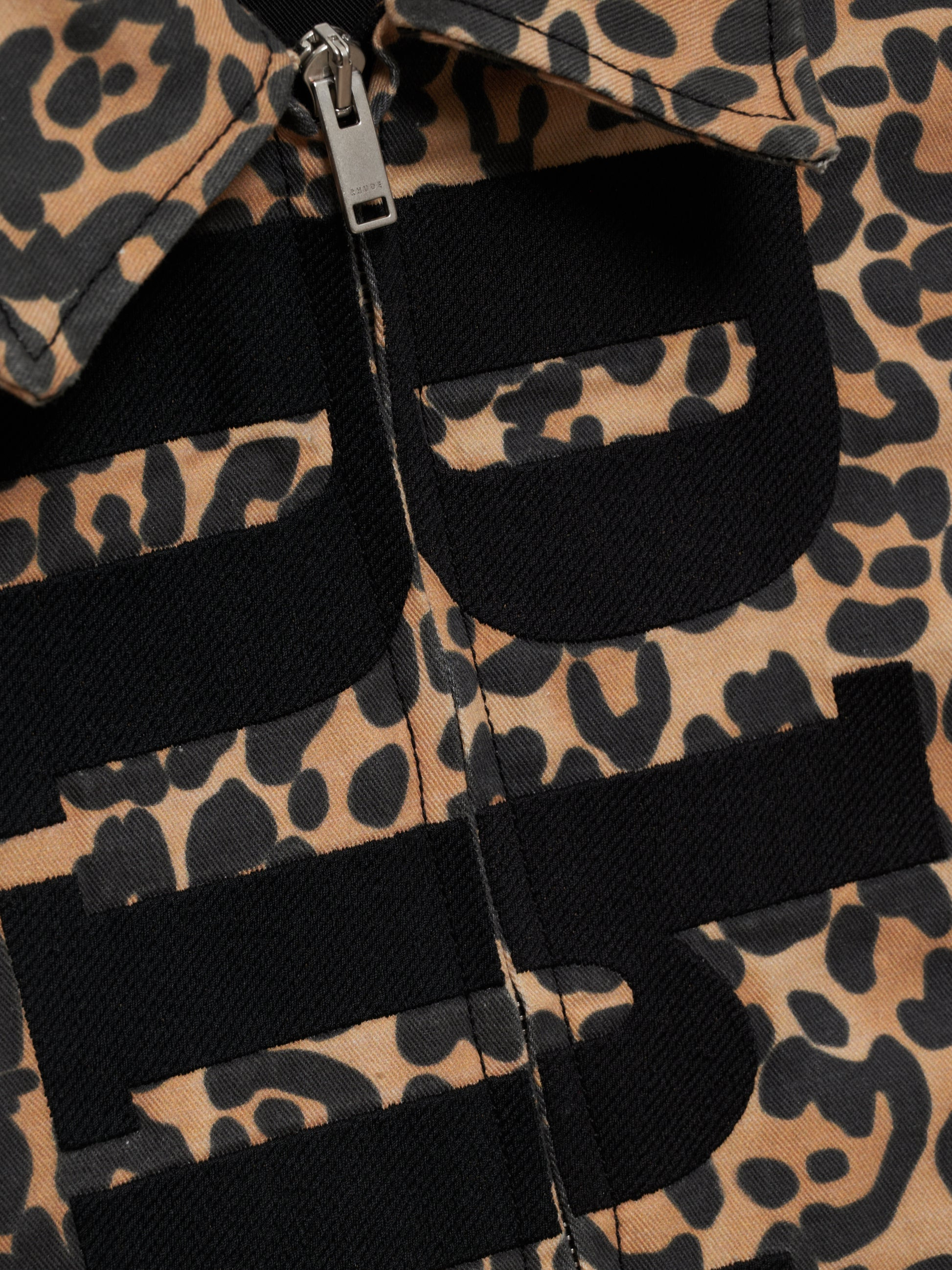 LEOPARD OVERSIZED WORK JACKET - 4