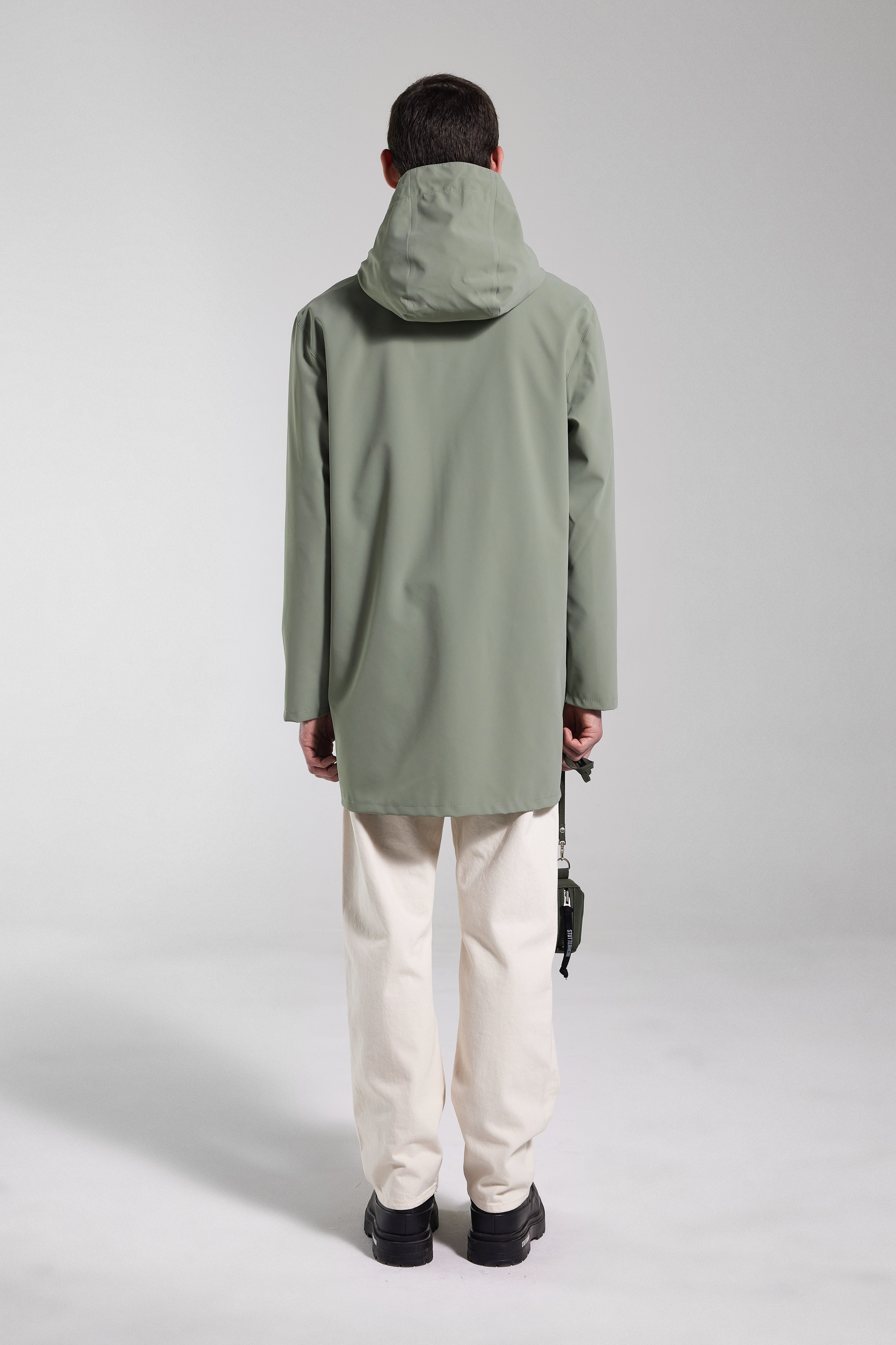 Stockholm Lightweight Zip Matte Raincoat Comet - 4