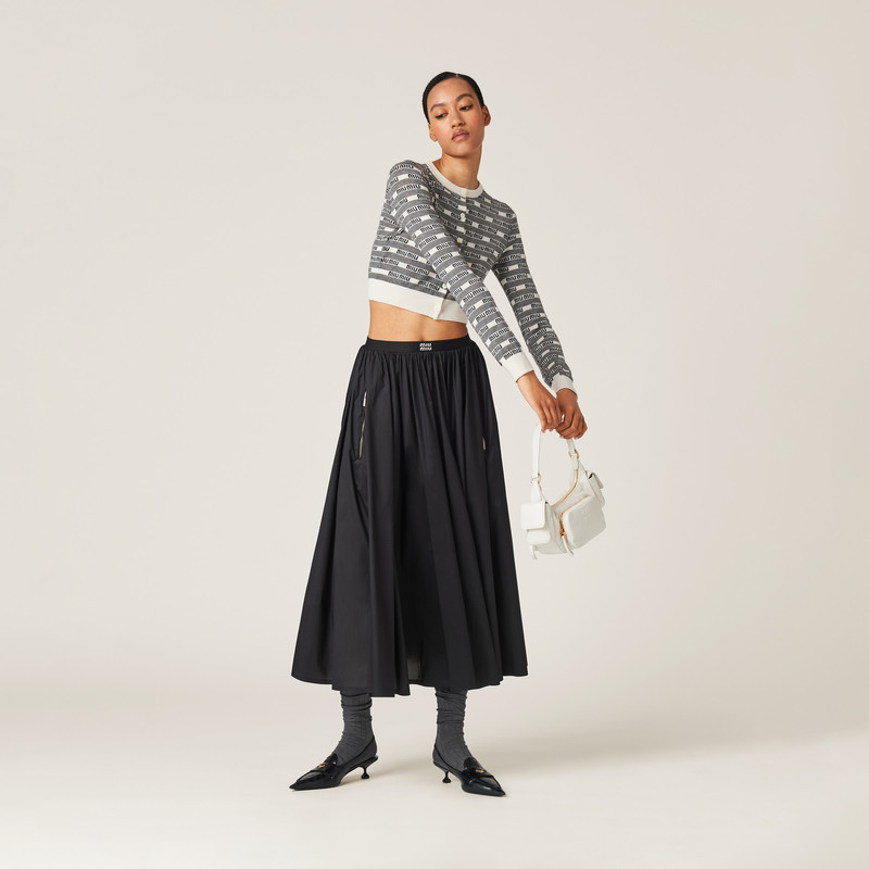 Miu Miu Cashmere and silk cardigan outlook