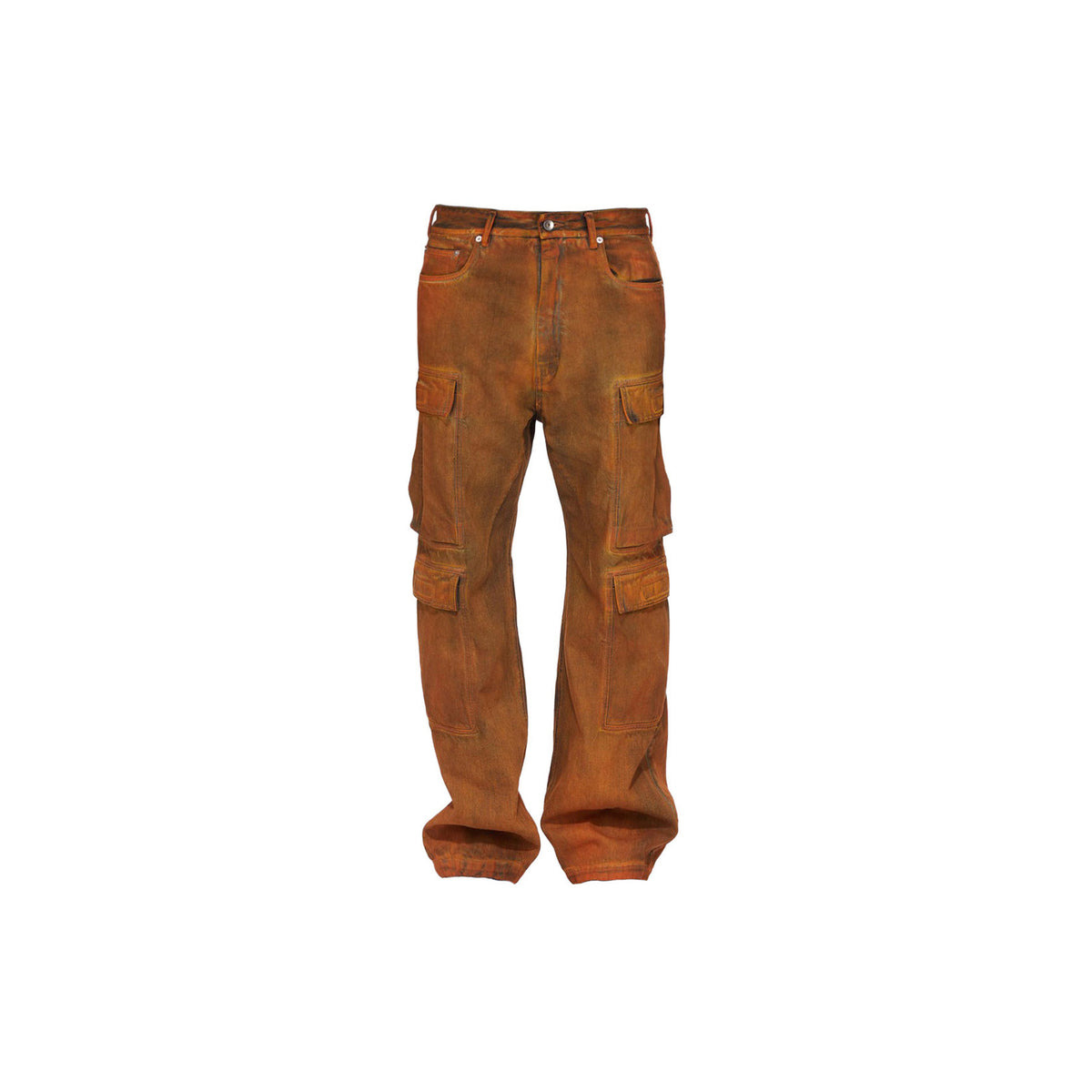 DOUBLE CARGO JEANS (ORANGE) - 1