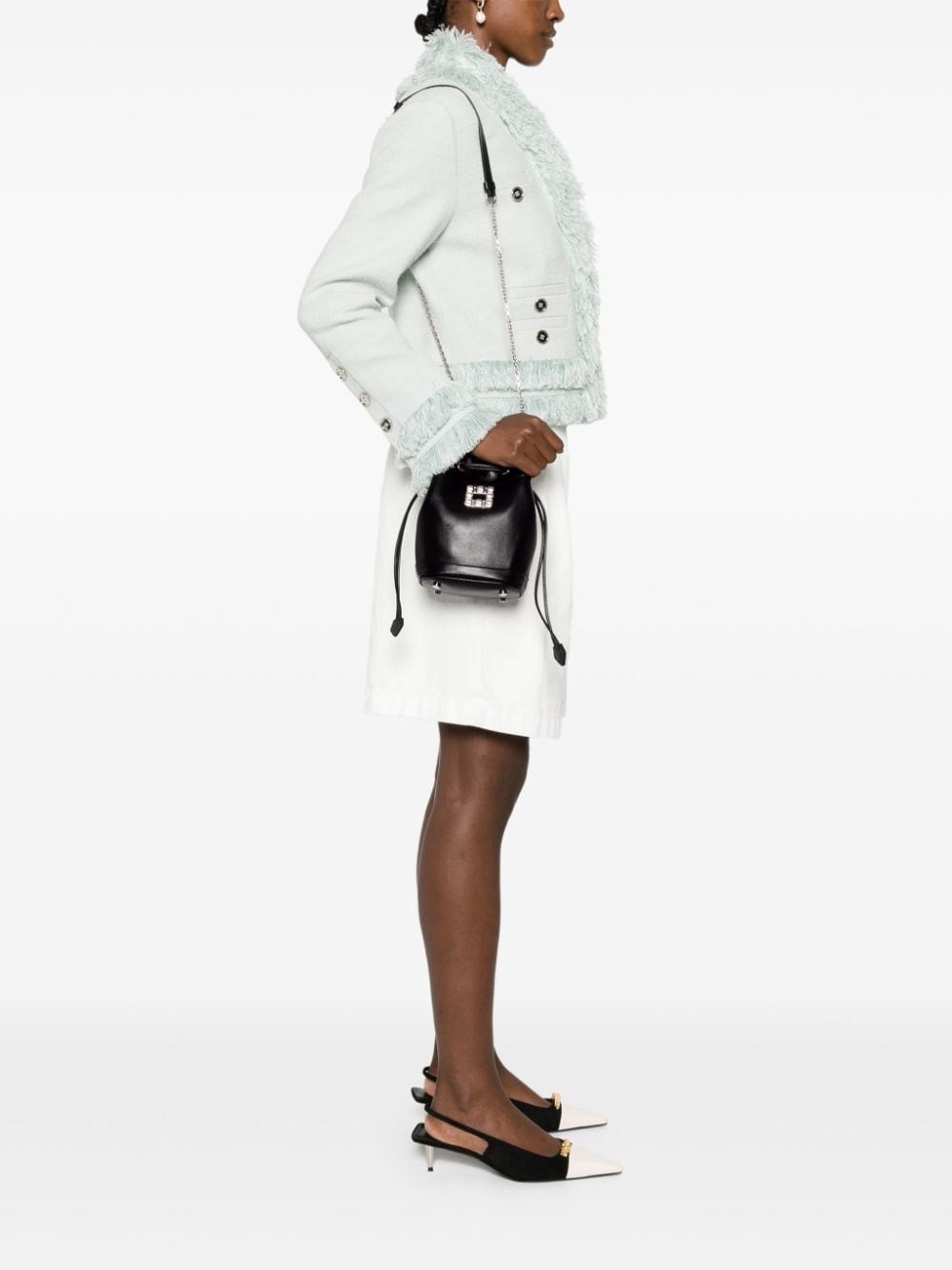 Tres Vivier leather bucket bag - 2
