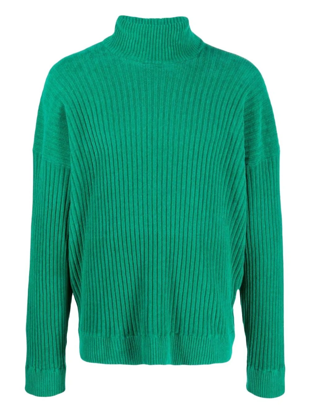 ribbed turtleneck sweater - 1