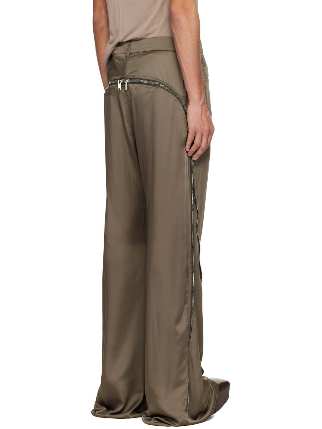 Gray Hollywood Bolan Banana Trousers - 3
