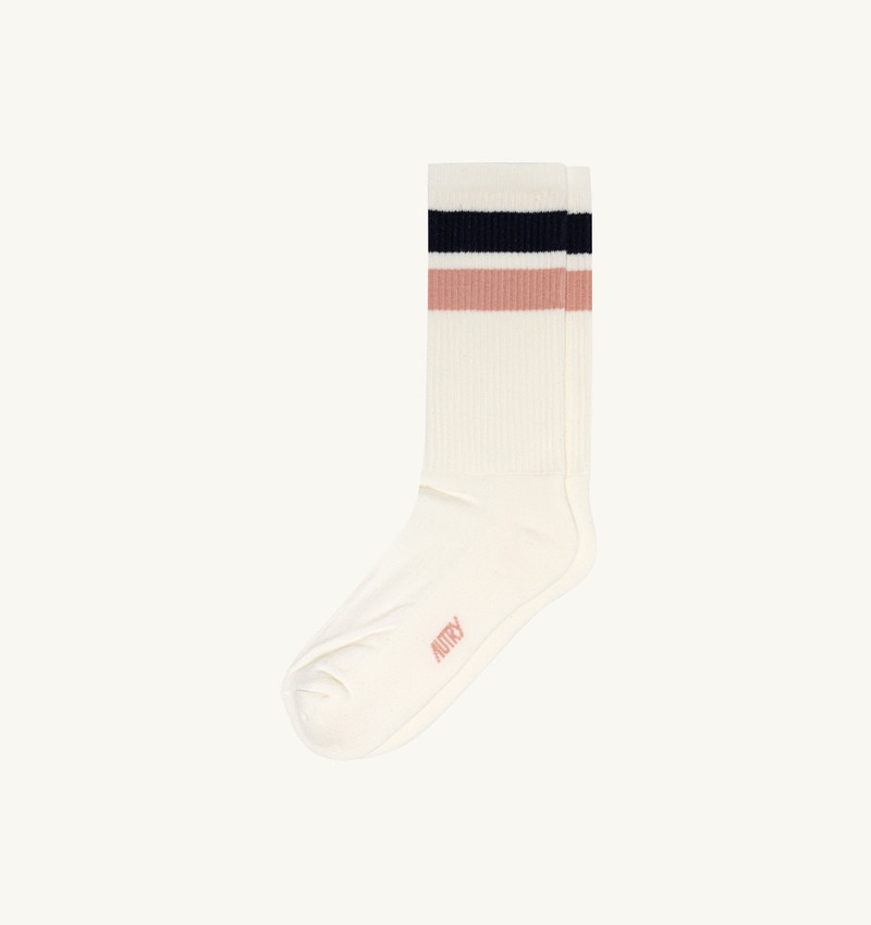 UNISEX STRIPED JACQUARD LOGO SOCKS 1