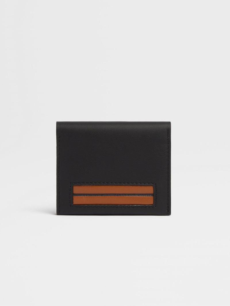 BLACK LEATHER CARD CASE 1
