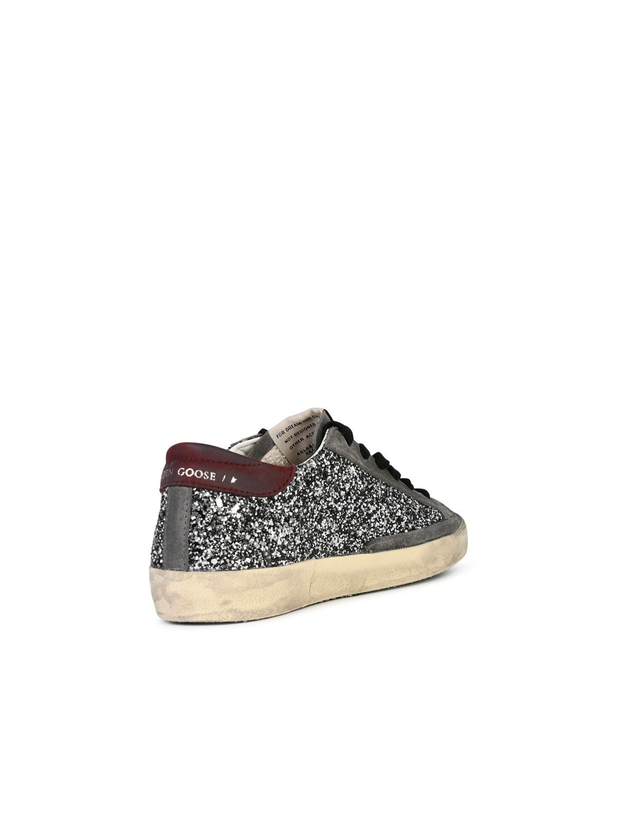 Golden Goose Grey Leather Blend Sneakers Woman - 3