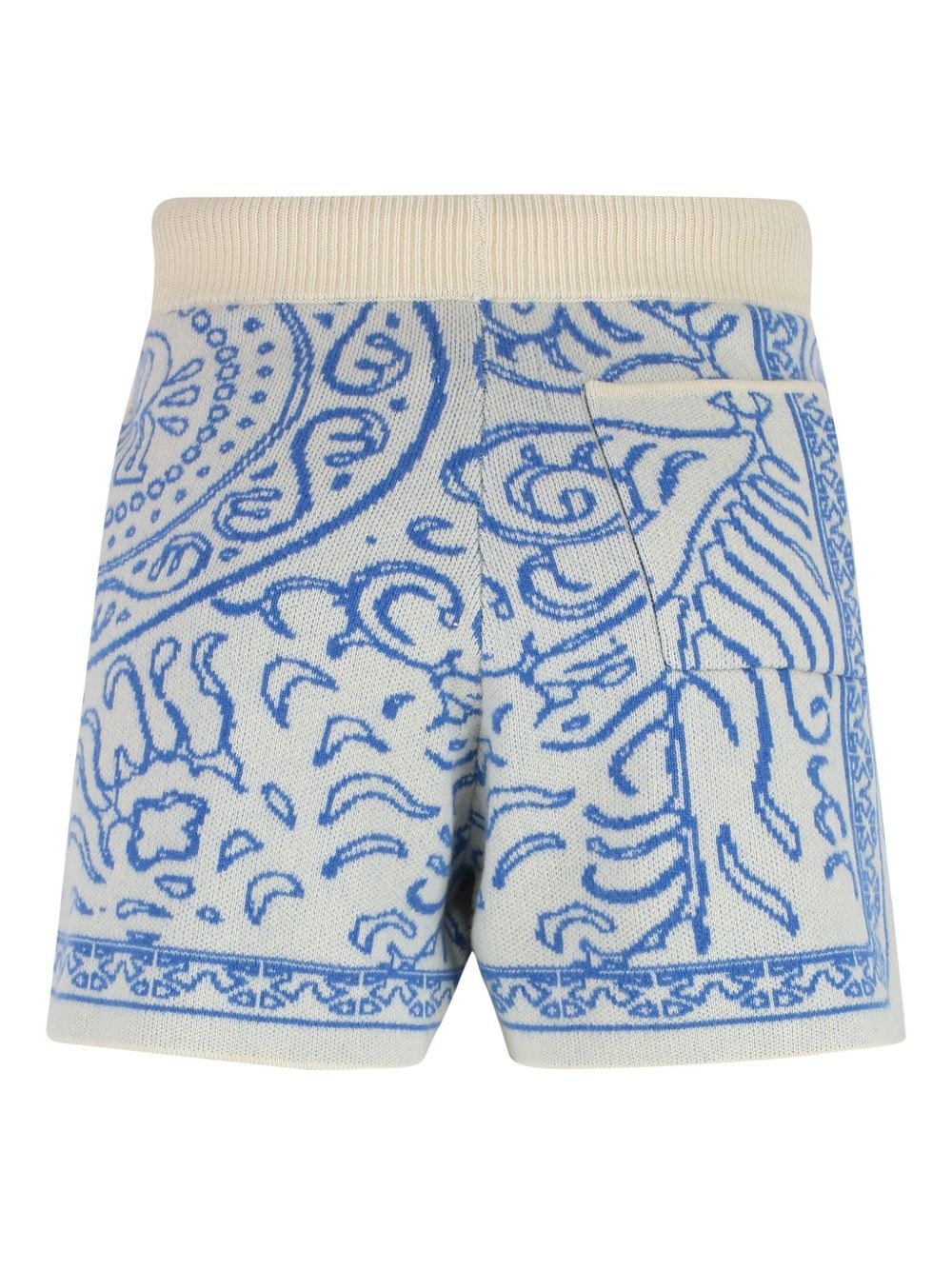 patterned-jacquard shorts - 2