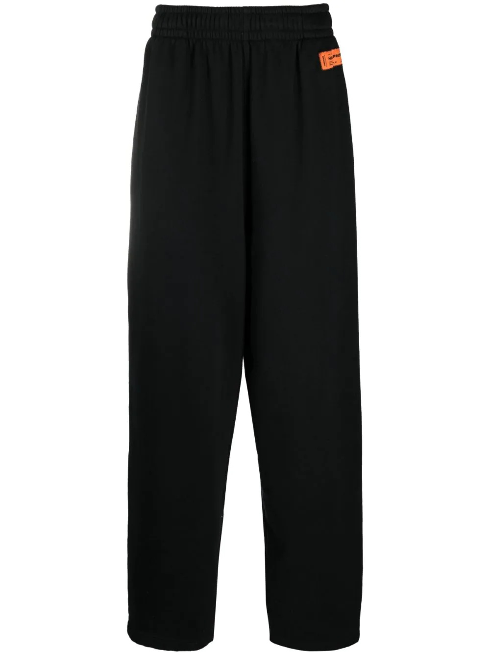 logo-tape wide-leg track pants - 1