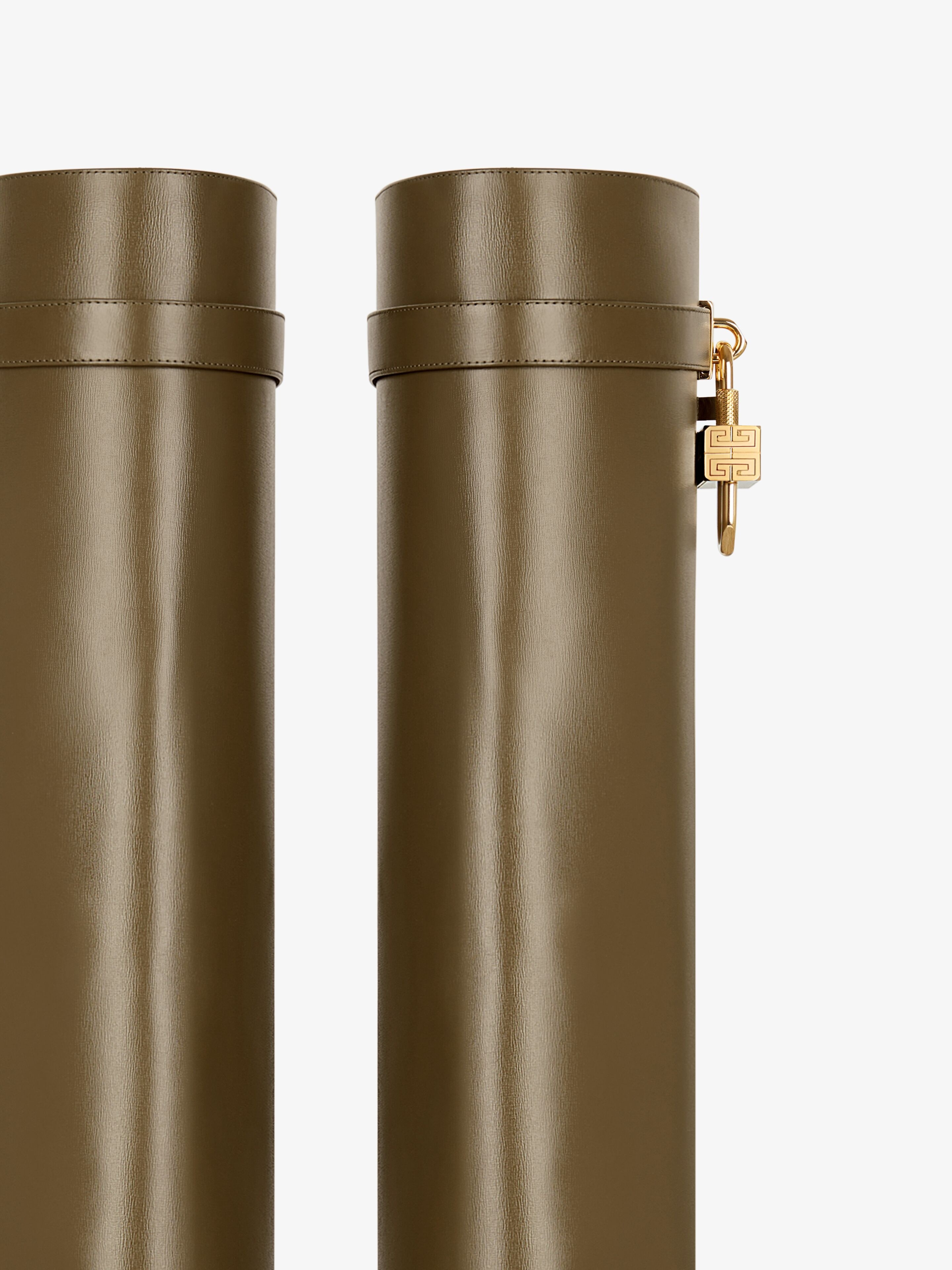 SHARK LOCK BOOTS IN LEATHER - 5