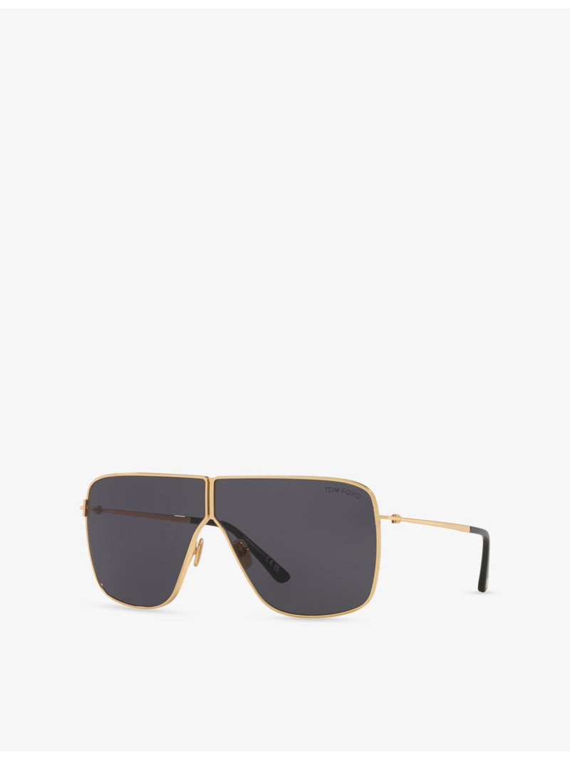 TOM FORD TR001881 HUXLEY Pilot-Frame Metal Sunglasses outlook
