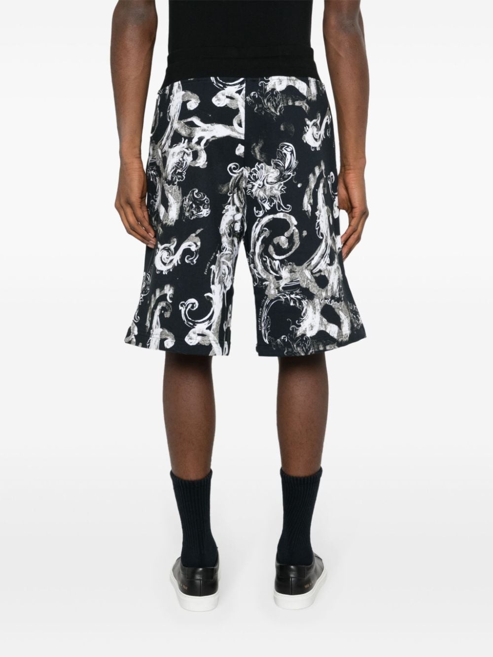 Watercolour Couture cotton shorts - 4