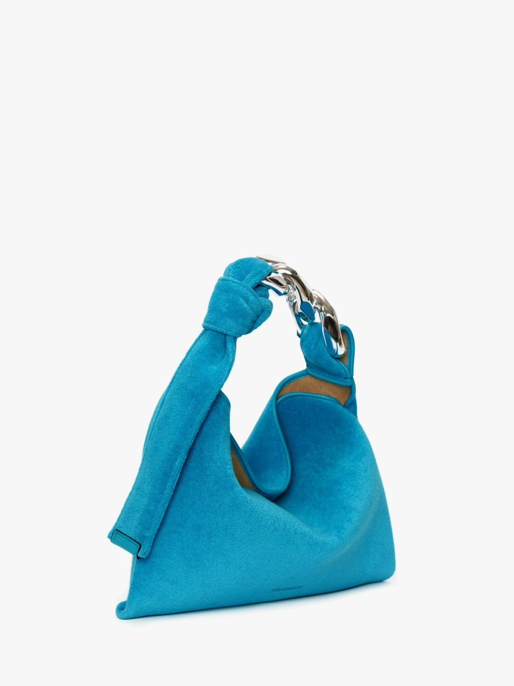 SMALL CHAIN HOBO - TERRY TOWEL SHOULDER BAG - 2