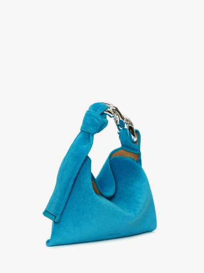 JW Anderson SMALL CHAIN HOBO - TERRY TOWEL SHOULDER BAG outlook