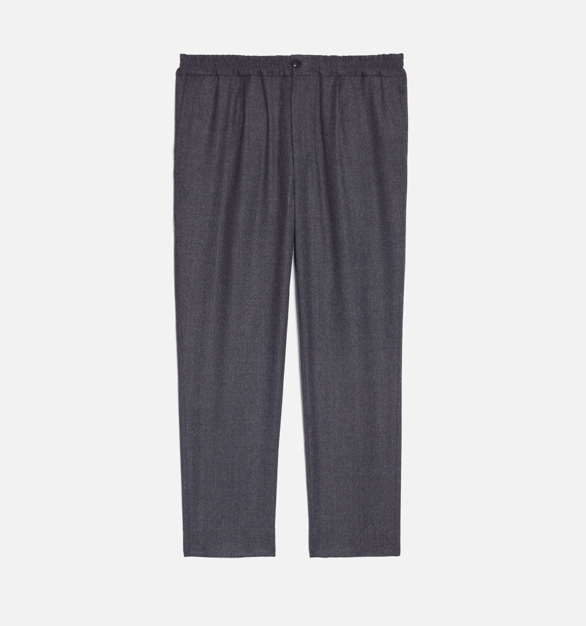 Elasticated Waist Cropped Fit Trousers - 5