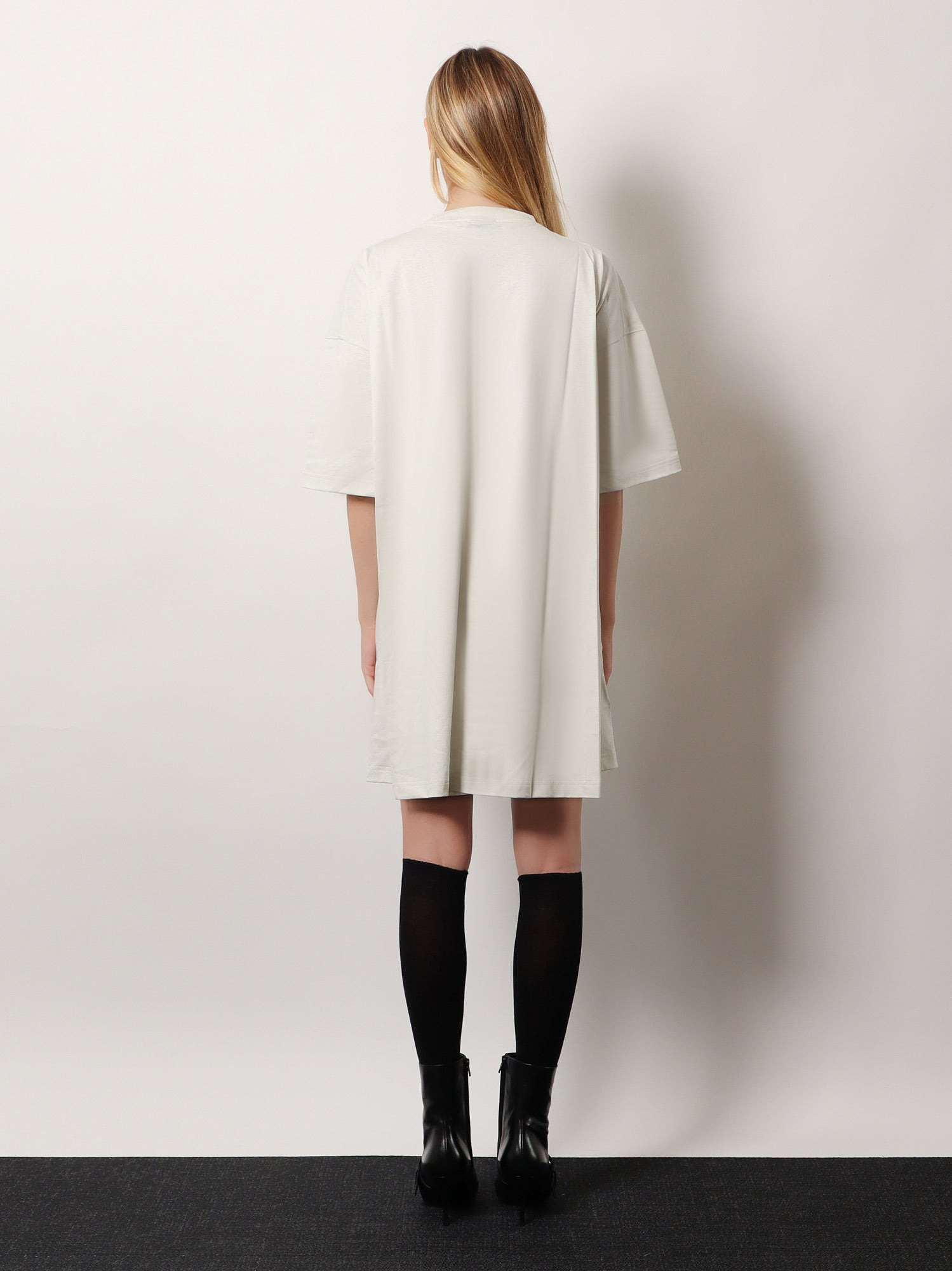 Cotton Jersey Semi Fitted Short Dress - 3