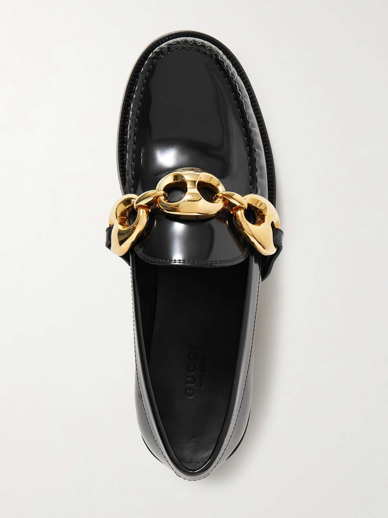 Marina embellished 광택이 없는 loafers 5