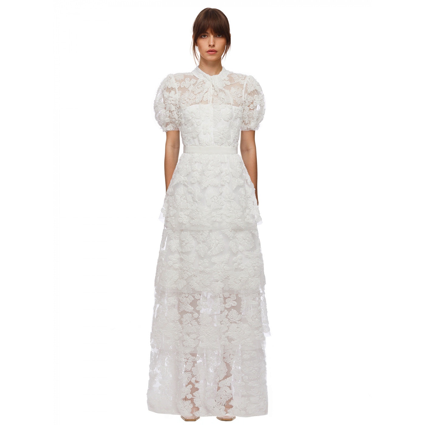 Slip Dresses Net A Porter Midi Dresses Self-portrait Ribbon Lace Tiered Maxi  Dress REVERSIBLE