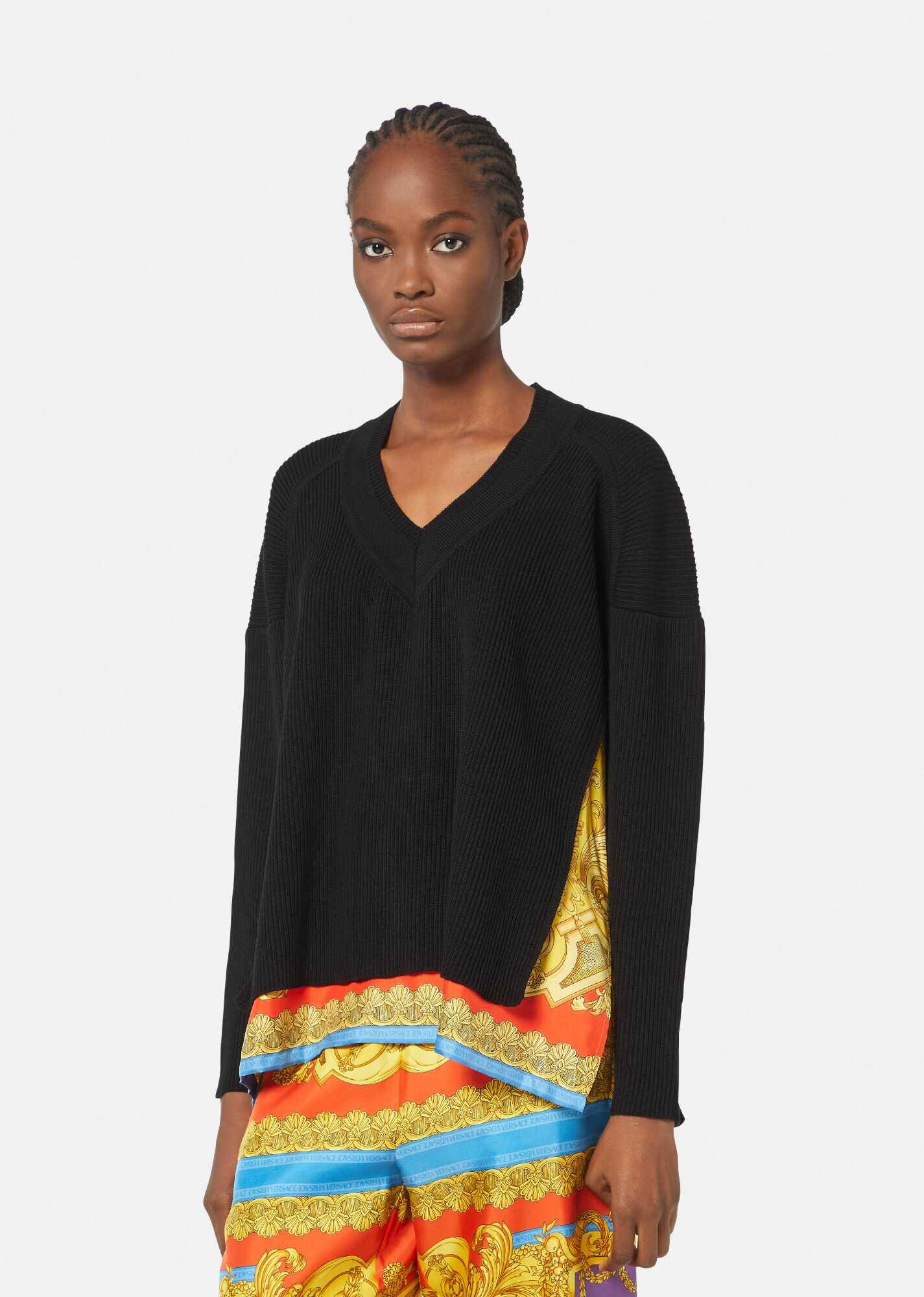 Barocco Goddess Foulard Sweater - 2
