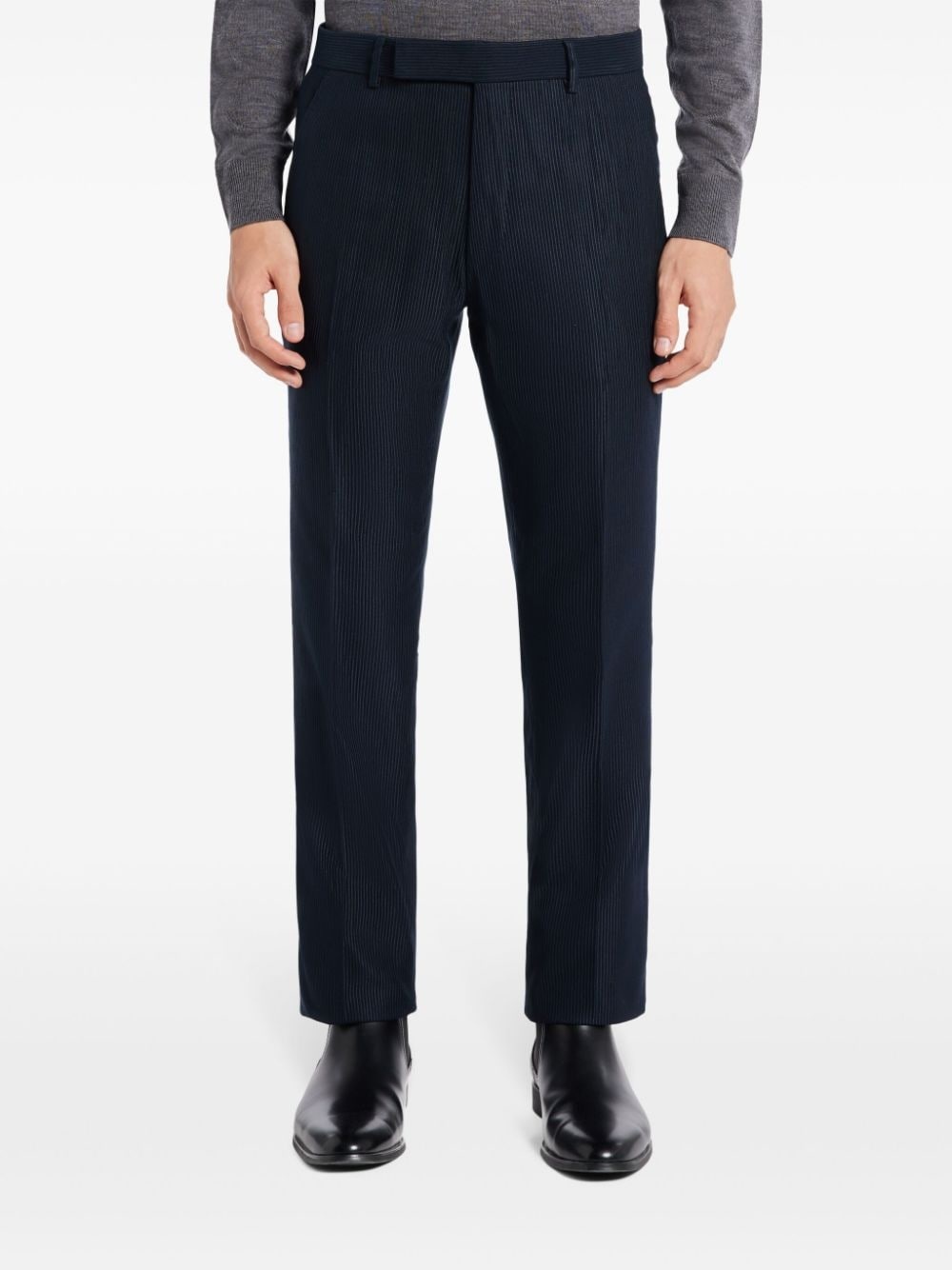 cotton-blend corduroy trousers - 3