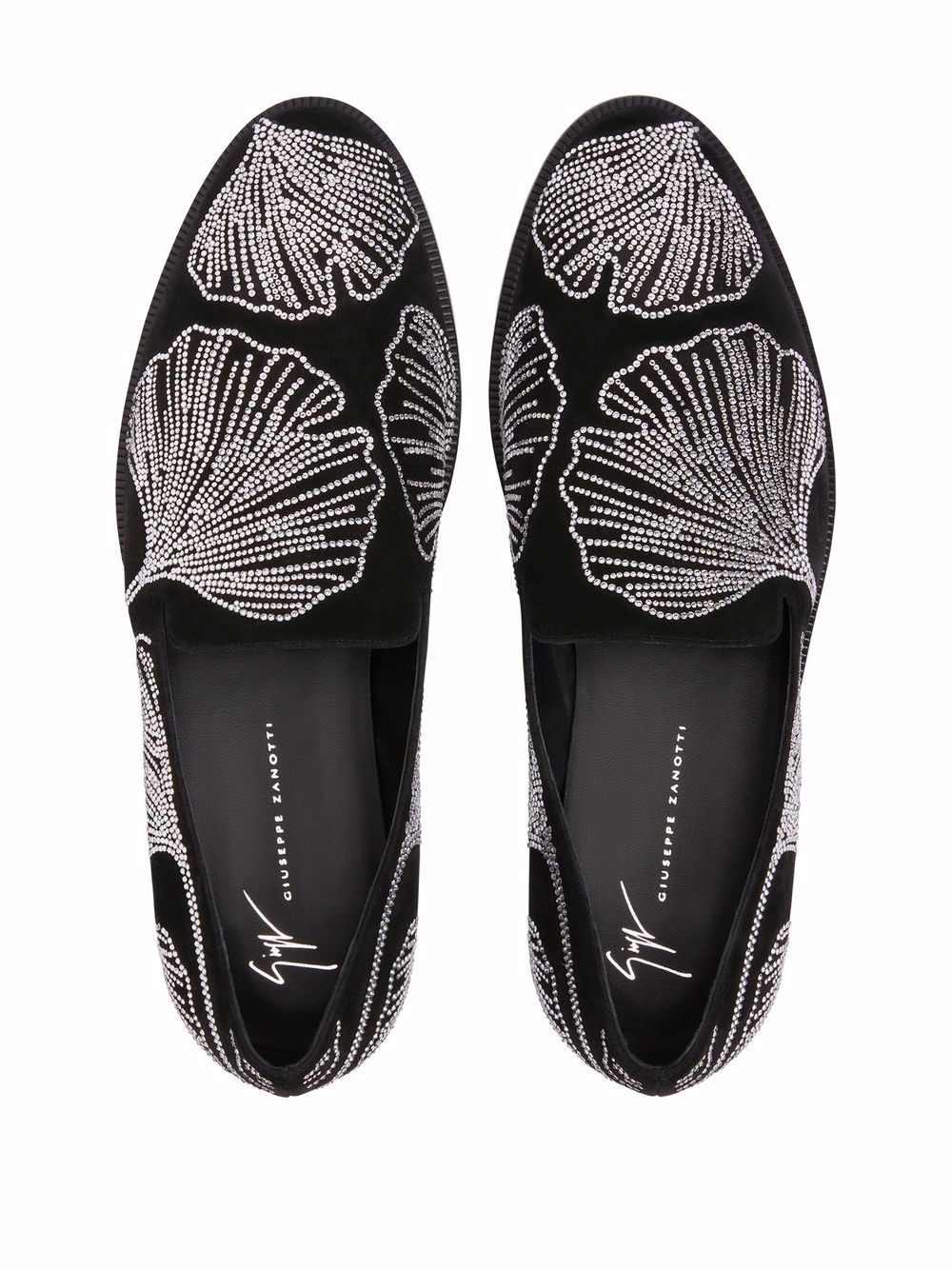 Jareth crystal-embellished loafers - 4