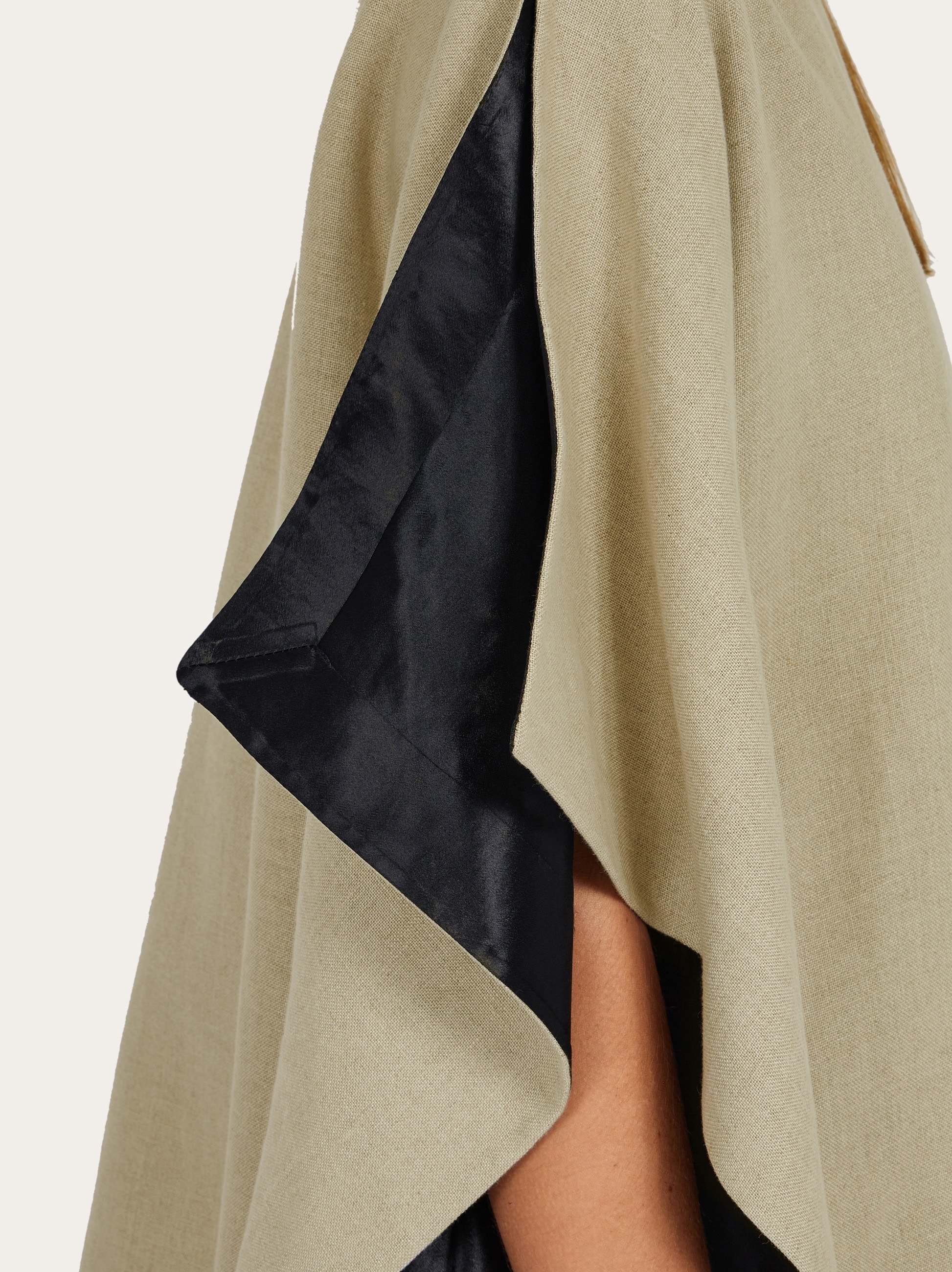 Two tone layered cape - 6