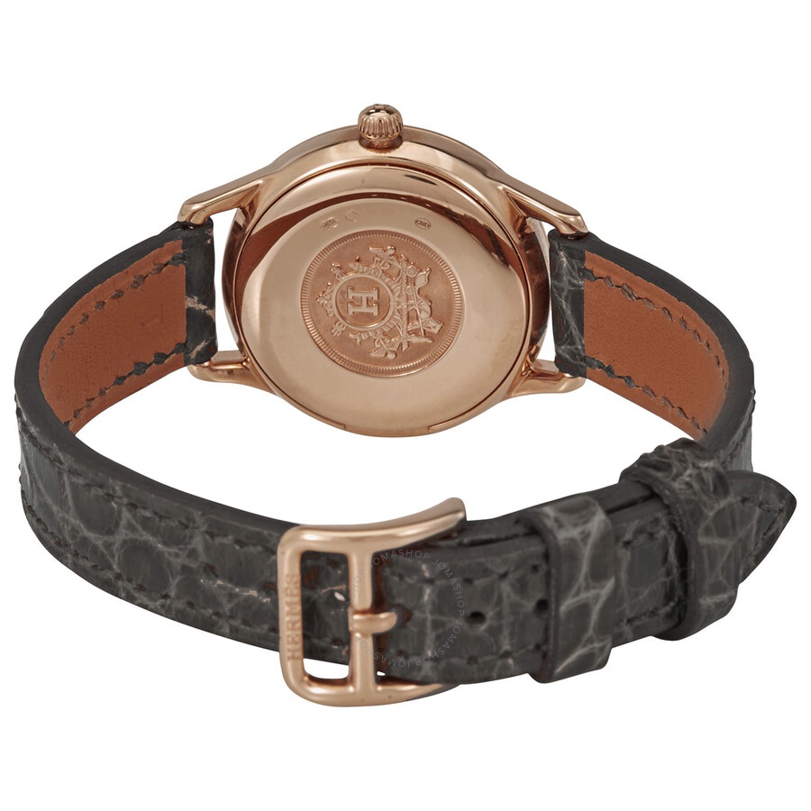 Hermes Slim D Quartz Silver Dial Ladies Watch 041746WW00 - 3