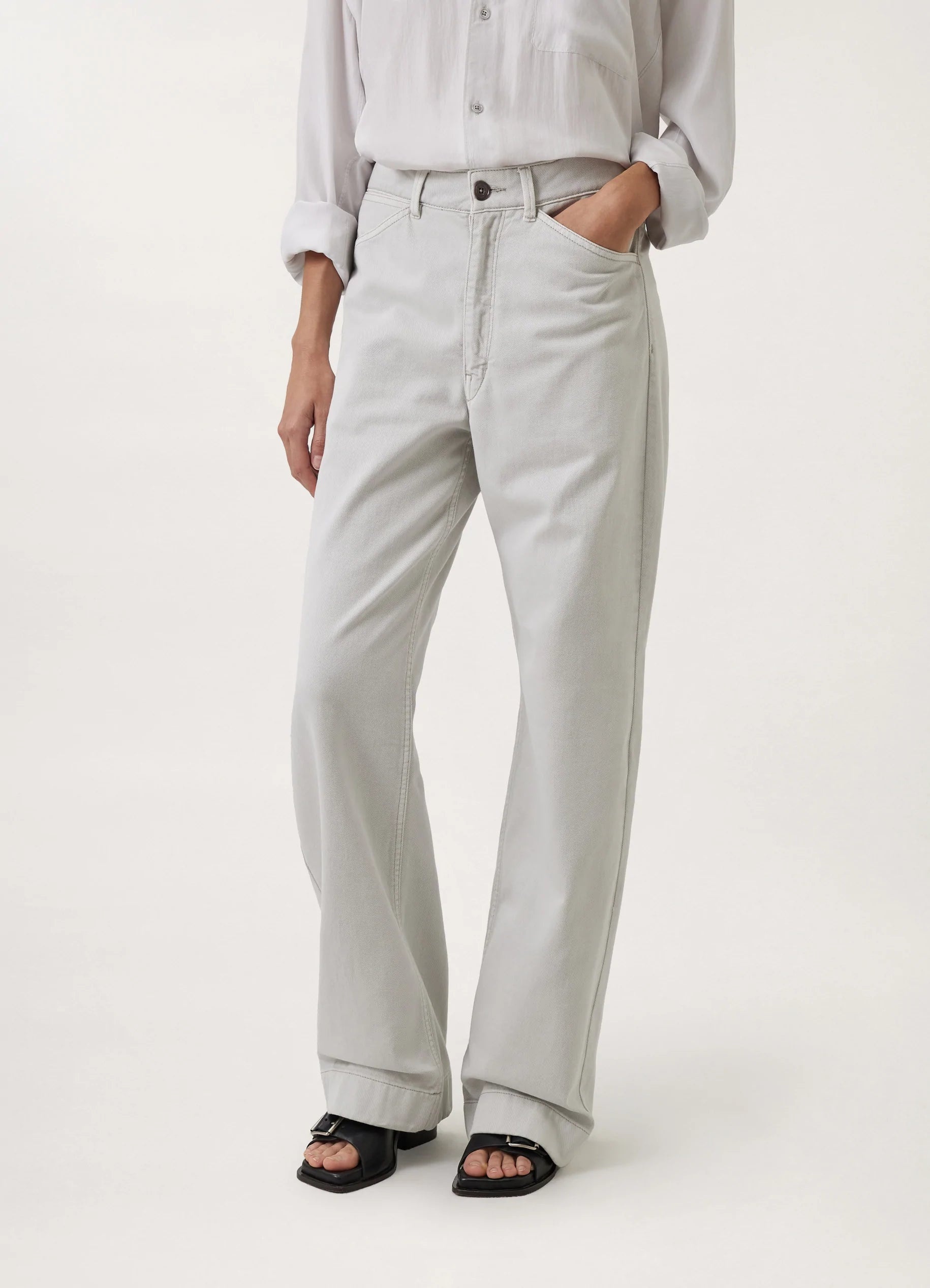 CHINO DENIM PANTS
SNOWY DENIM - 3