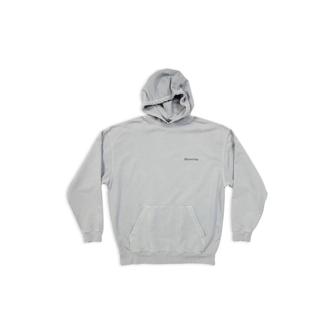 Logo Hoodie Medium Fit in Grey/black