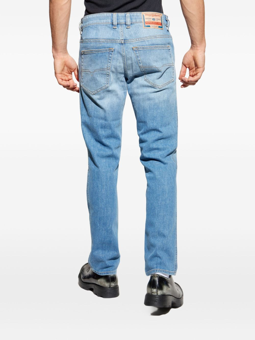 logo-plaque jeans - 4