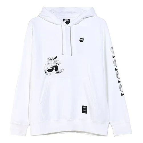 Nike Cartoon Printing Fleece Lined Sports White CK2992-100 - 1