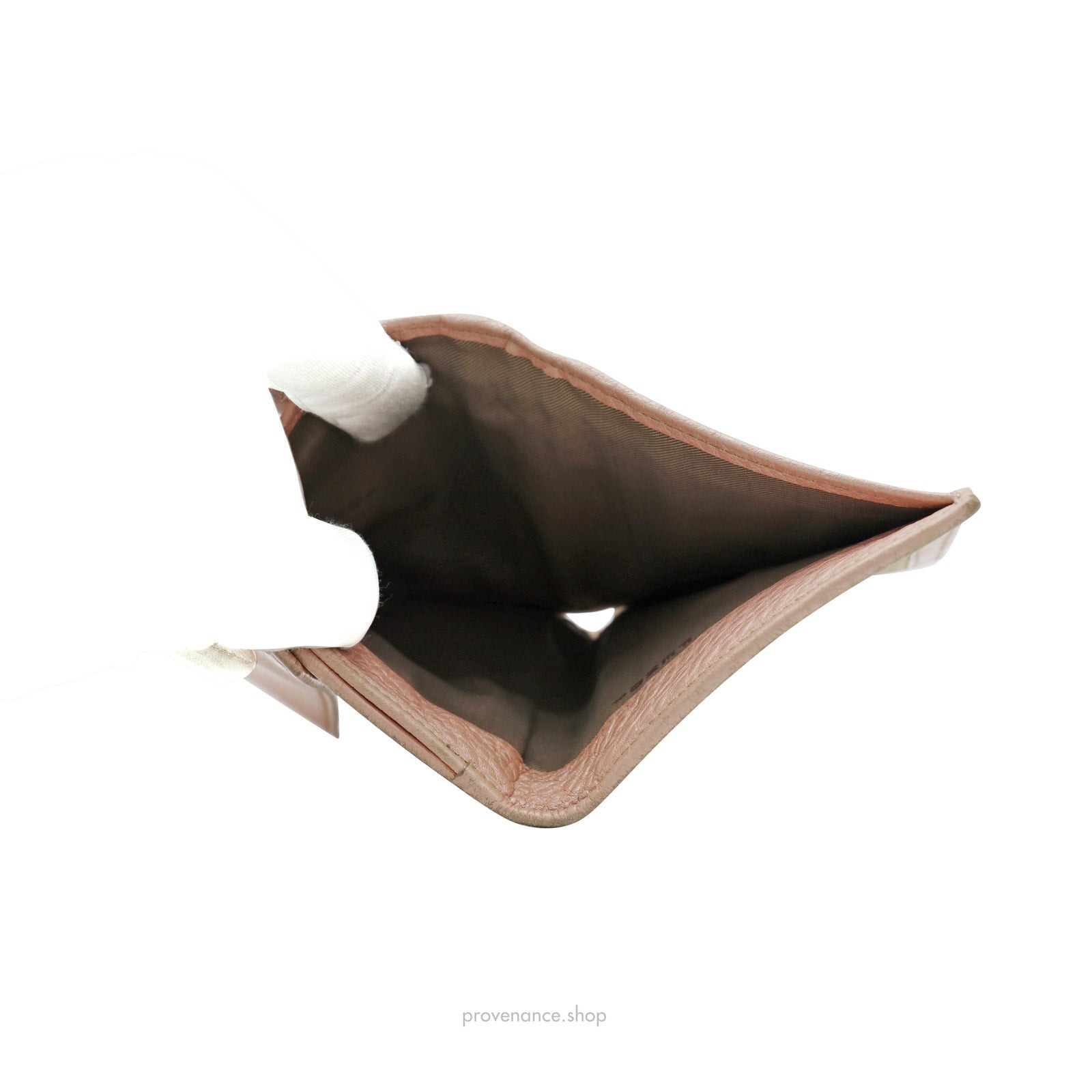 Fendi Compact Trifold Wallet - Pink Zucca FF - 7