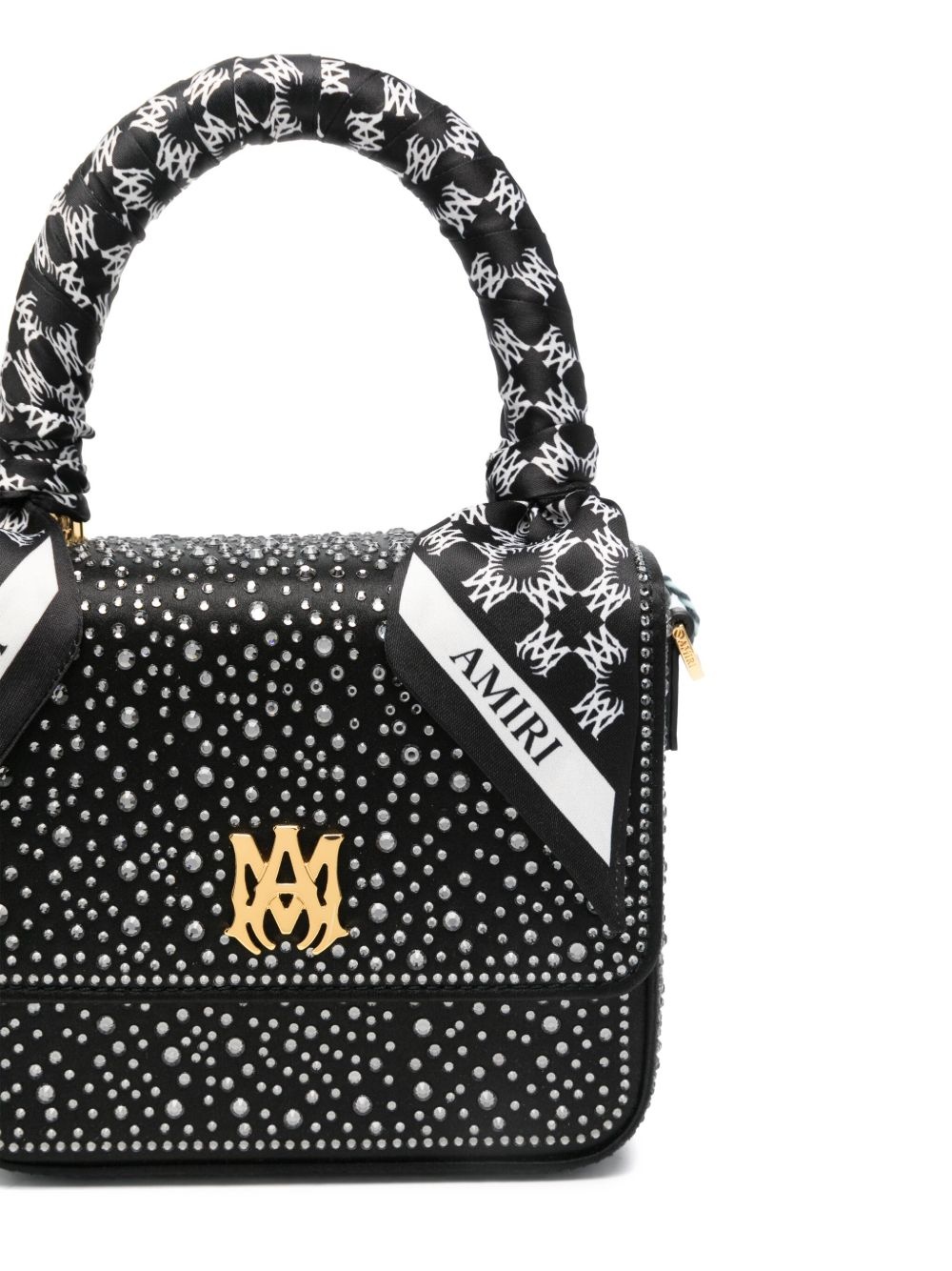 rhinestone-embellished mini bag - 4