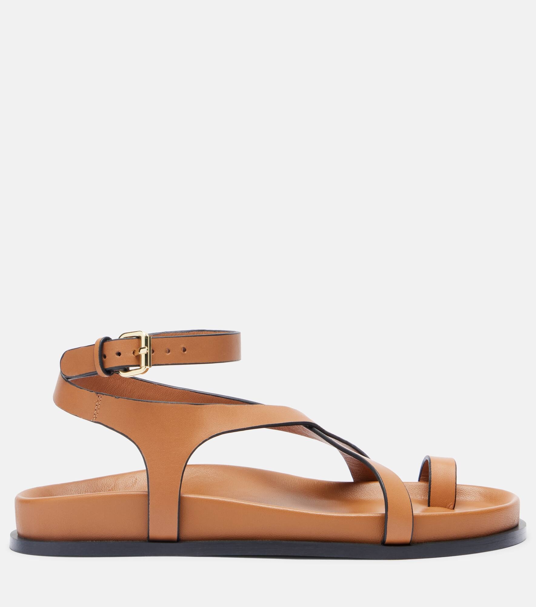 Jalem Slim leather sandals - 4