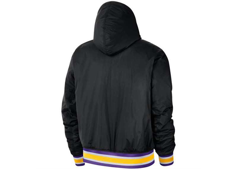Nike Nike NBA Los Angeles Lakers Courtside Jacket Black/Coast/Amarillo/Field Purple outlook