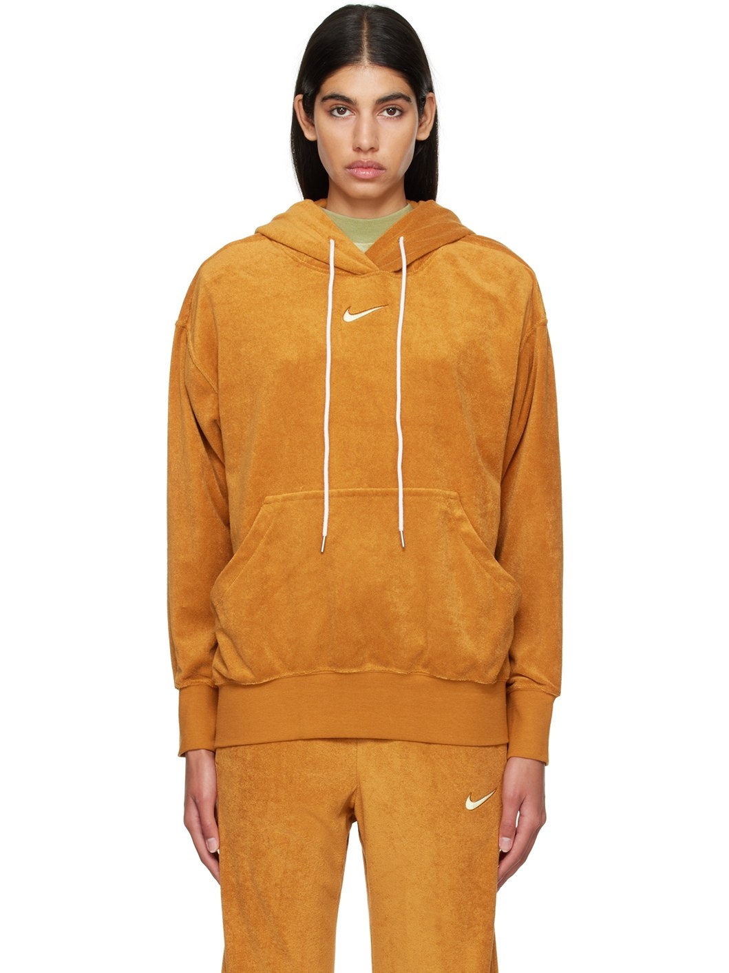 Orange Oversized Hoodie - 1