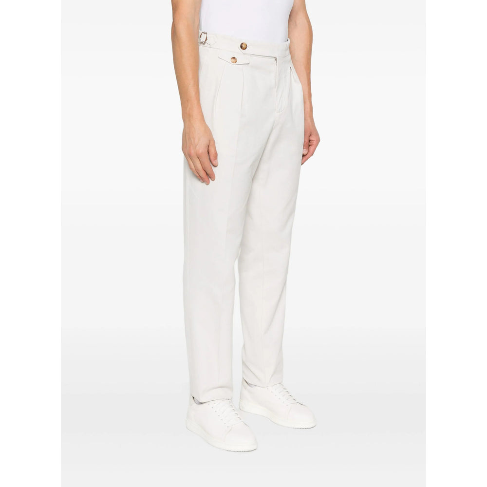 Brunello Cucinelli Neutrals Trousers - Tapered Trousers Men - 4