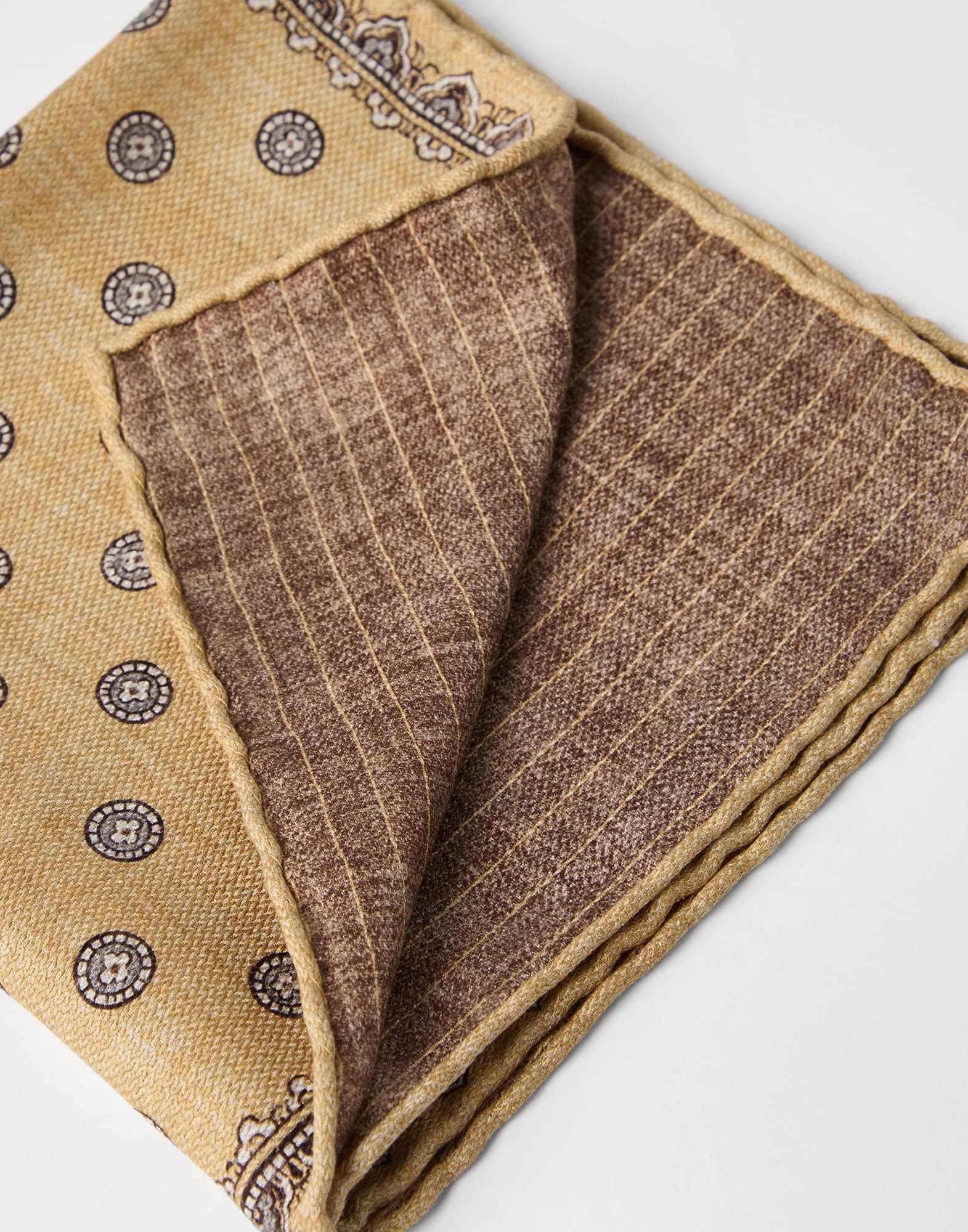 Silk pocket square with pattern - 2