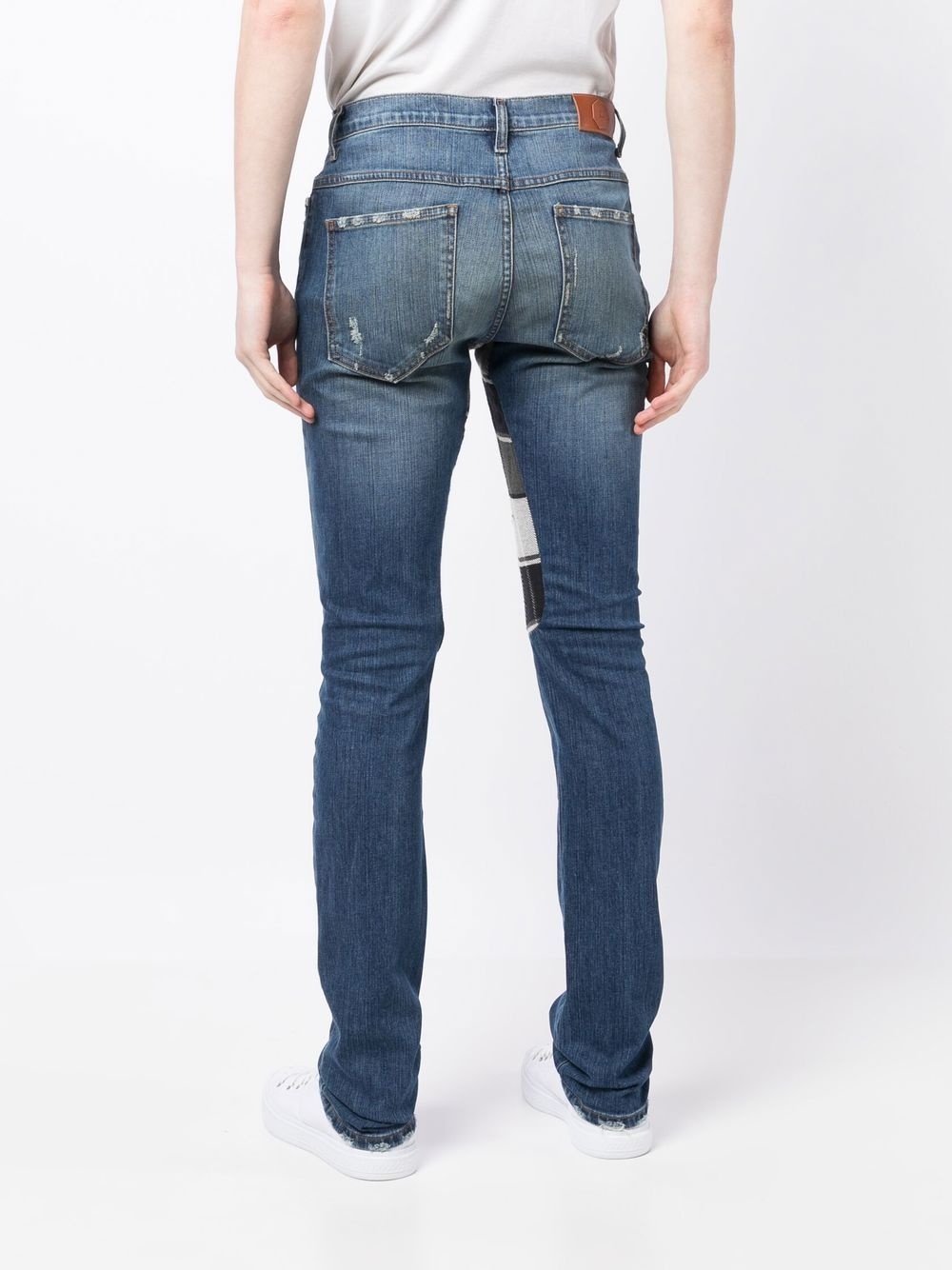distressed skinny jeans - 4