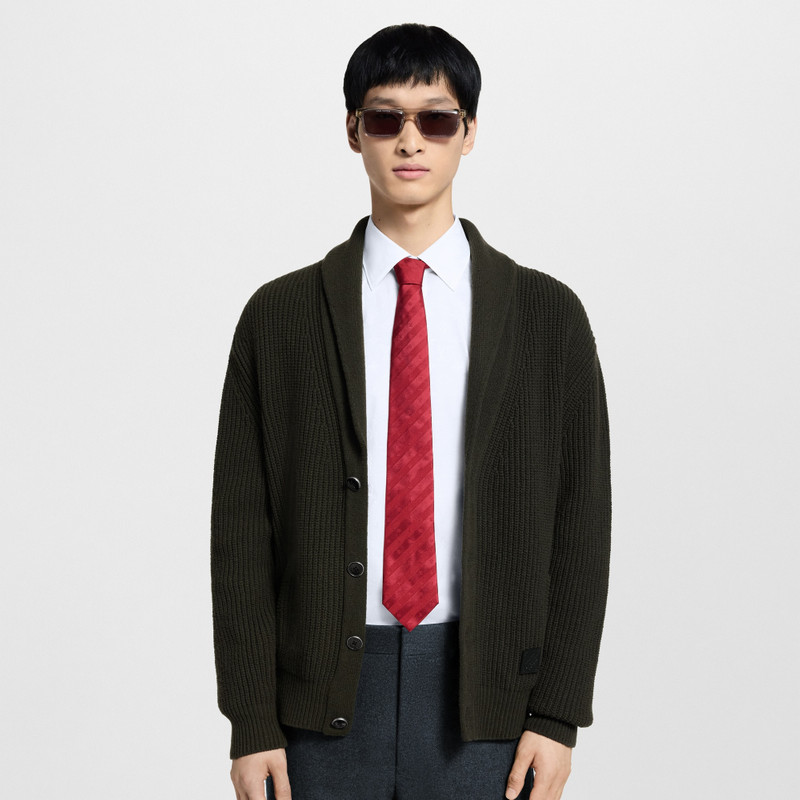 Monogram Stripy Tie 5