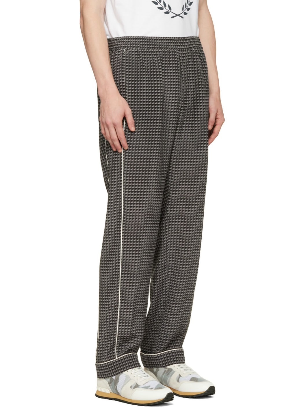 Gray Ministud Pyjama Pants - 2