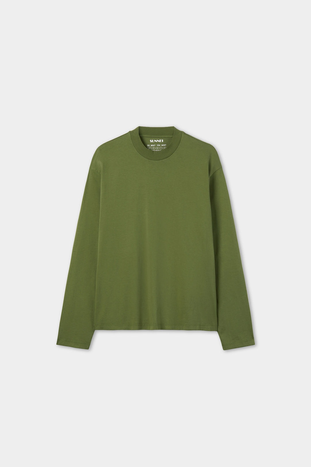 DWYW LONGSLEEVE T-SHIRT / military green - 1