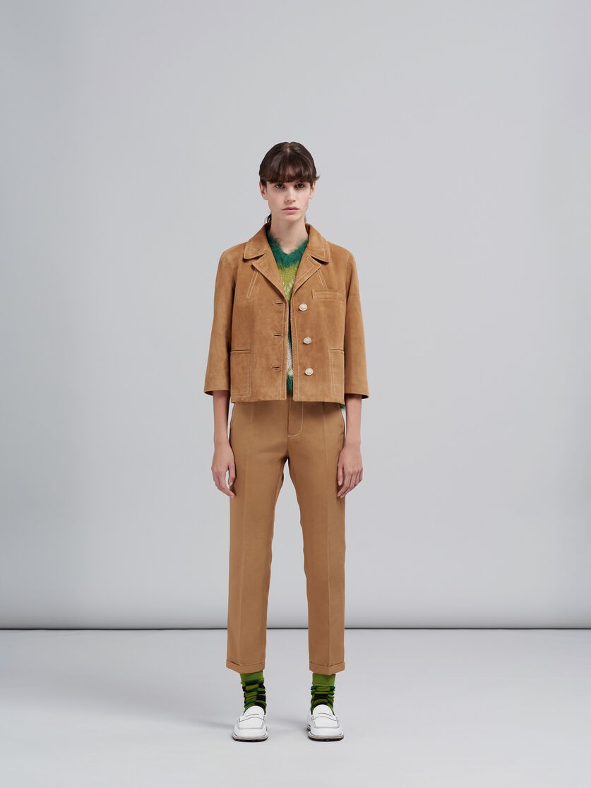 SUEDE NATURAL NAPPA JACKET - 2