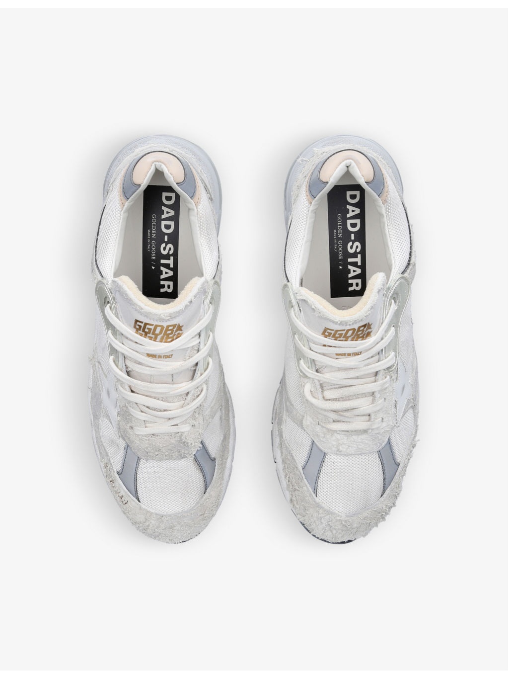 Men’s Dad-Star leather and mesh low-top trainers - 2