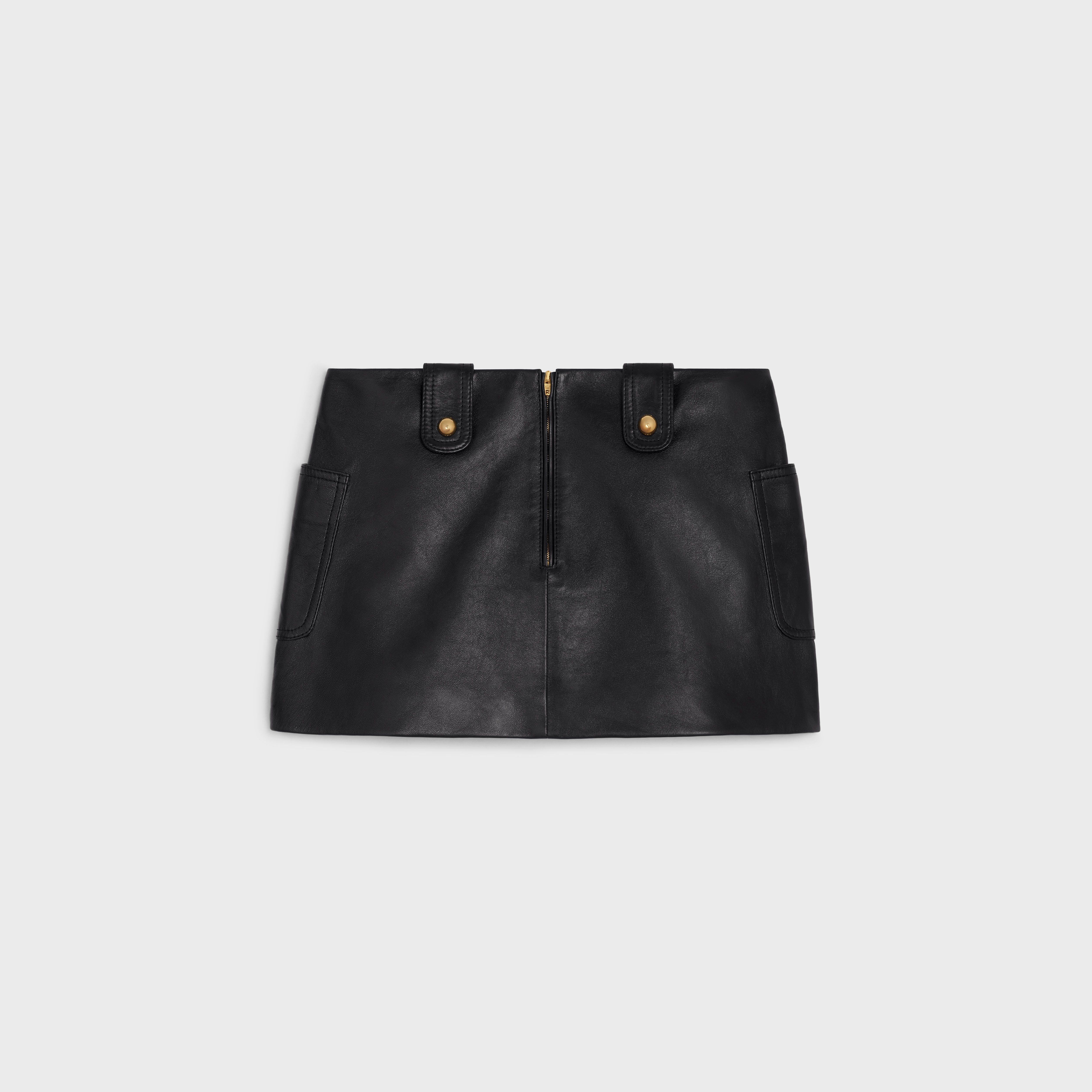 Mini skirt in soft lambskin - 2
