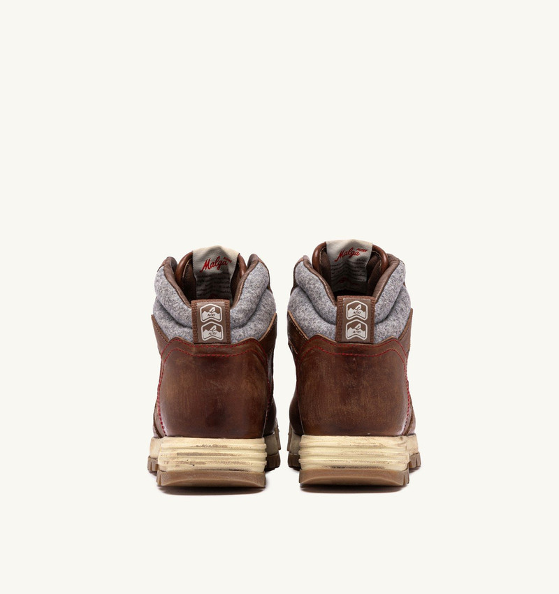 MALGA BOOTS IN LEATHER COLOR NATURAL LEATHER AND GRAY 3