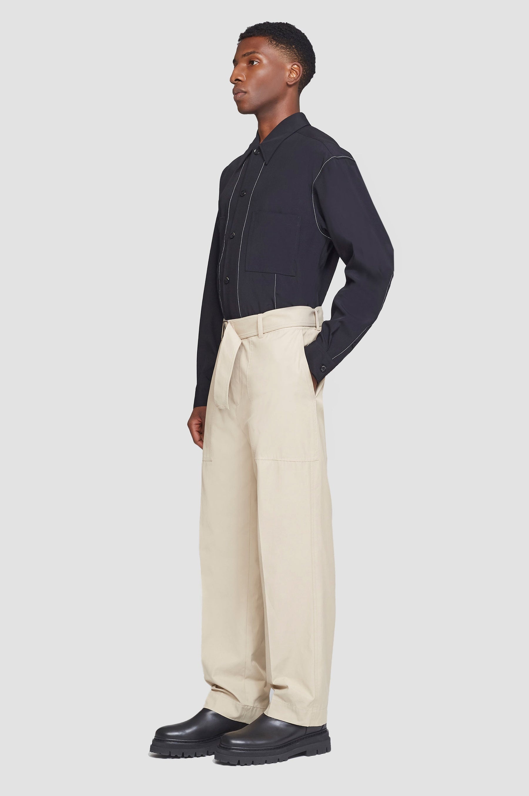 Straight Leg Trouser - 7