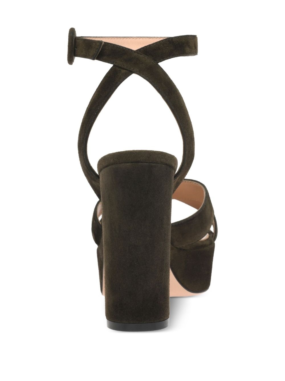 crossover platform sandals - 3
