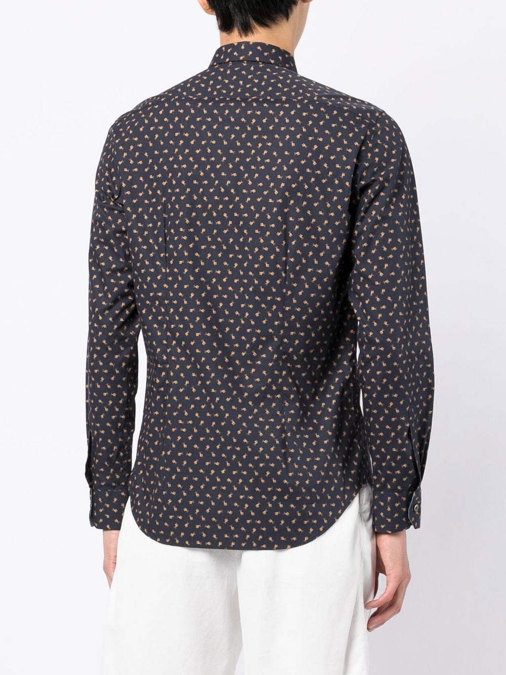 camera-print long-sleeve shirt - 4