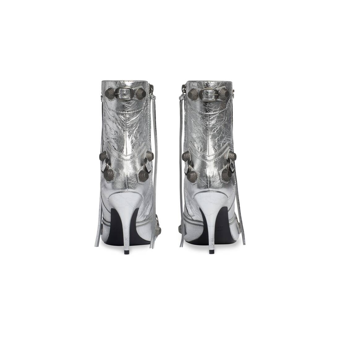 Women's Cagole 90mm Bootie Metallized  in Silver - 5